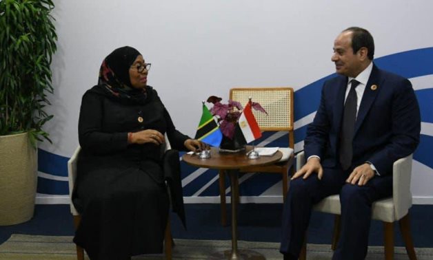 Le Président Sissi et son homologue tanzanien discutent des efforts de coopération avec les pays du bassin du Nil