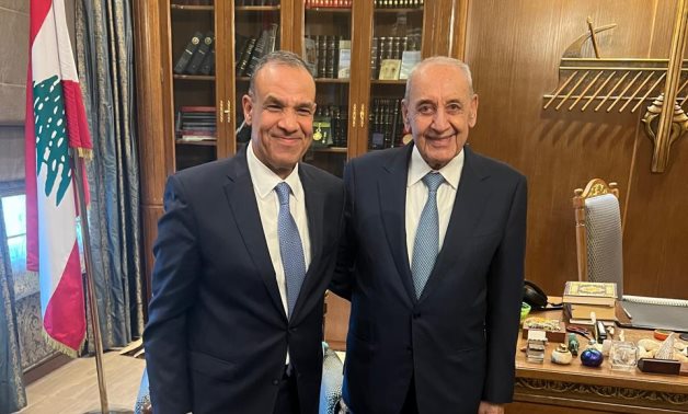 Le ministre égyptien des Affaires étrangères affirme la nécessité d'élire le président libanais lors d'une réunion avec le président du Parlement