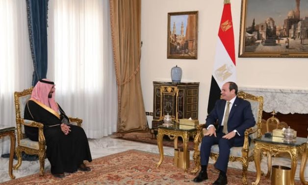 Le président égyptien reçoit le ministre saoudien de la Culture
