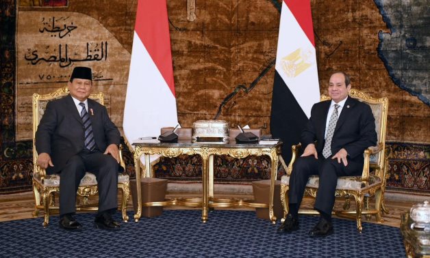 L'Indonésie désireuse de collaborer avec l'Egypte pour l'indépendance palestinienne et la stabilité libanaise et syrienne (président)