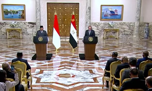 Le président Sissi et son homologue indonésien conviennent d'établir une zone logistique dans la SCZone