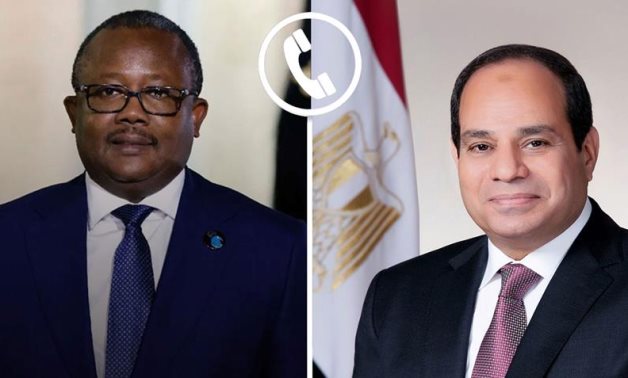 Le président Sisi discute des moyens de force les relations bilatérales avec le président de la Guinée-Bissau