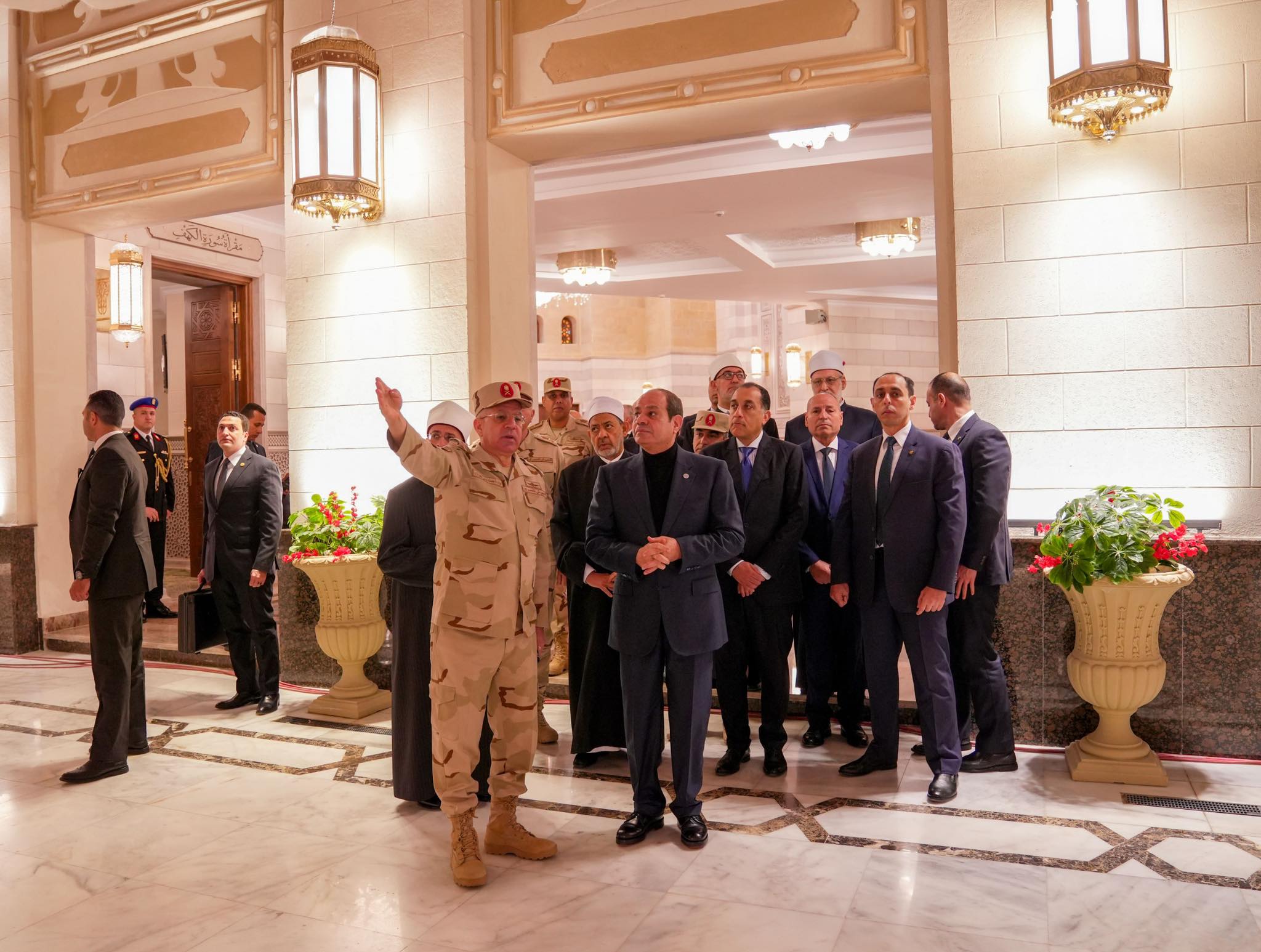 Le président Sisi lance des travaux de rénovation à la mosquée Sayyida Nafisa