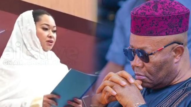 Exclusif: les détails de la pétition du sénateur Natasha contre Akpabio émerger