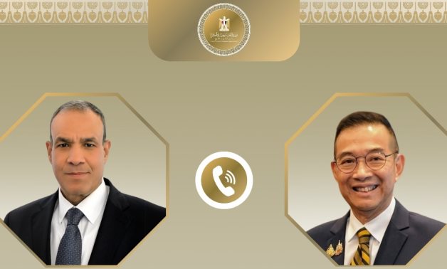 FM égyptien reçoit un appel téléphonique de homologue thaïlandais