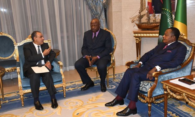 FM égyptien rencontre le président du Congo Brazzaville, transmet un message de Sisi
