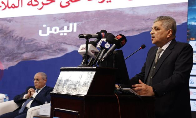 Le chef de l'Égypte de la Suez Canal Authority, PDG de MSC Shipping, discute de la dernière crise de la mer Rouge