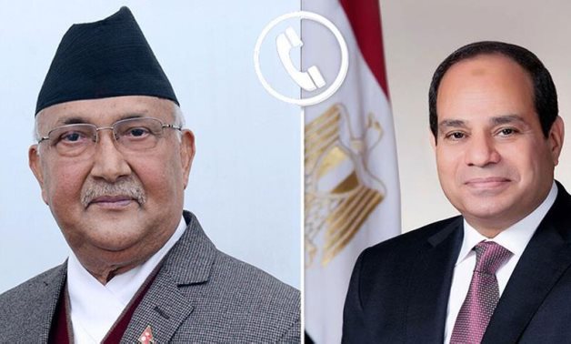 Le président Sisi discute avec le Népal PM renforçant les relations entre deux pays