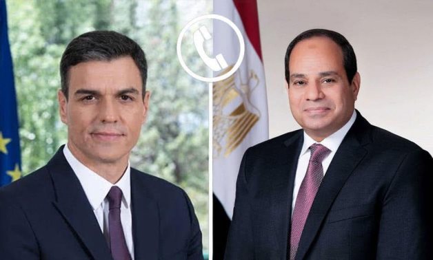 Président Sisi, PM en espagnol confirme le rejet des opérations militaires israéliennes en cours à Gaza