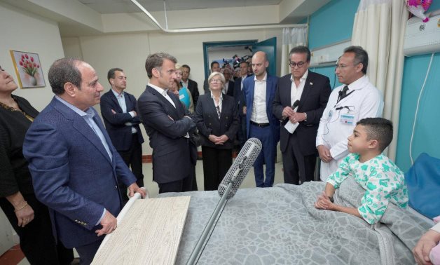 La France Macron dit que la «solution politique» est le seul moyen de réaliser la paix à Gaza