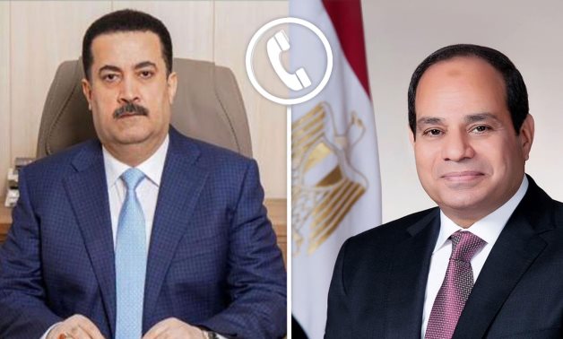 Président Sisi, PM irakien Discutez des préparatifs du prochain sommet arabe à Bagdad