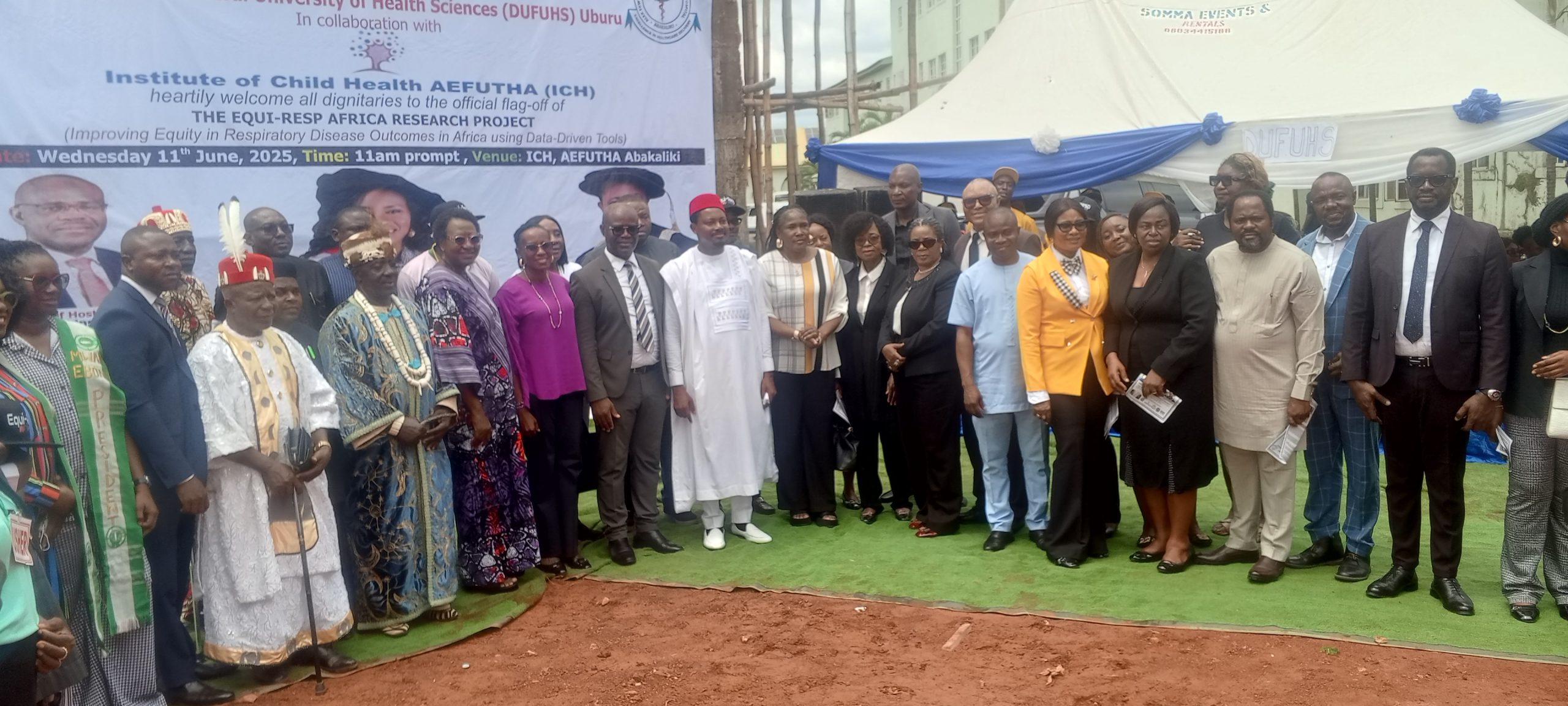 Dufuhs VC Flags Off Equip-Resp Africa Research Project in Ebonyi
