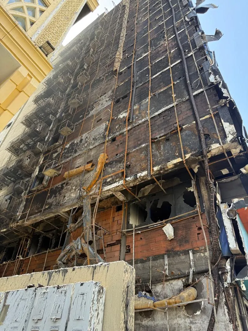 Fire guts hotel in Makkah