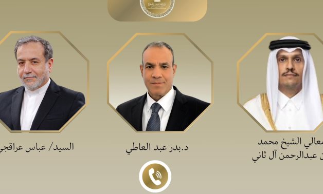 Les homologues de la FM, du Qatari et de l'Iran de l'Égypte discutent de la reproduction des attaques militaires israéliennes contre l'Iran