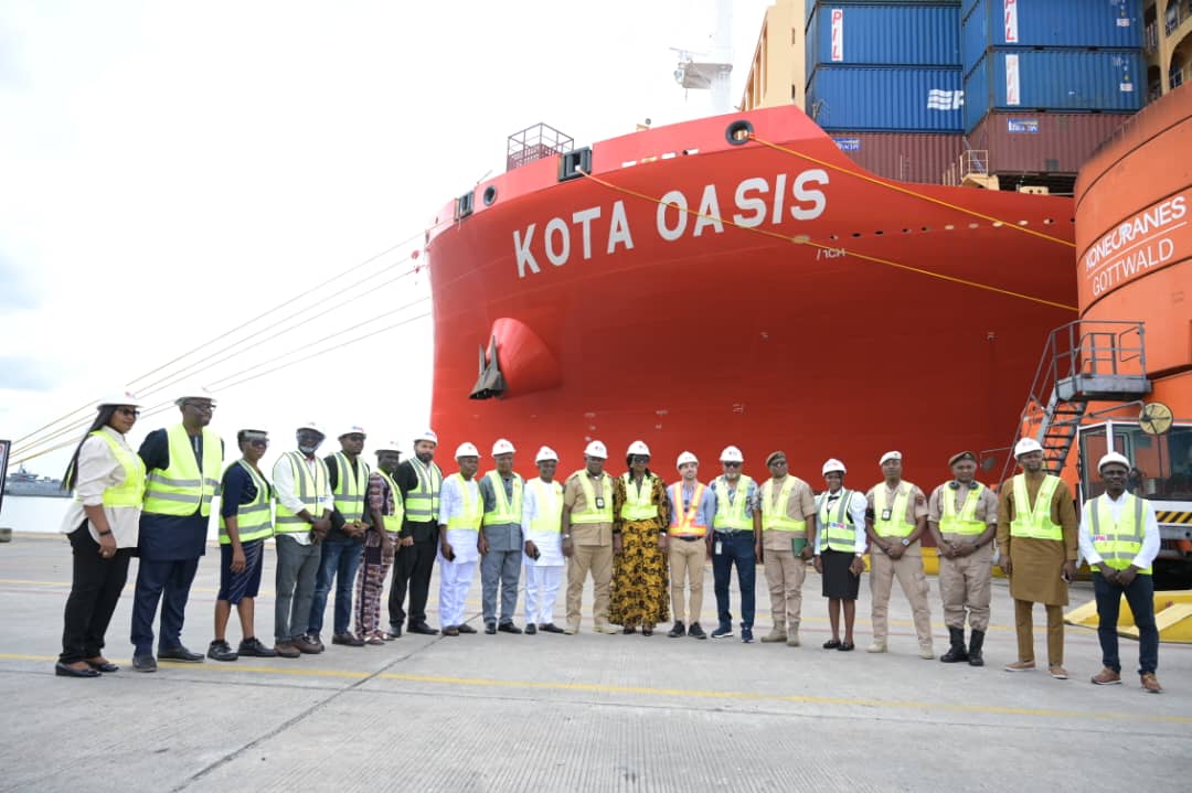 OMT fait l'histoire, accueille le premier conteneur à contenant de GNL de l'Afrique de l'Ouest