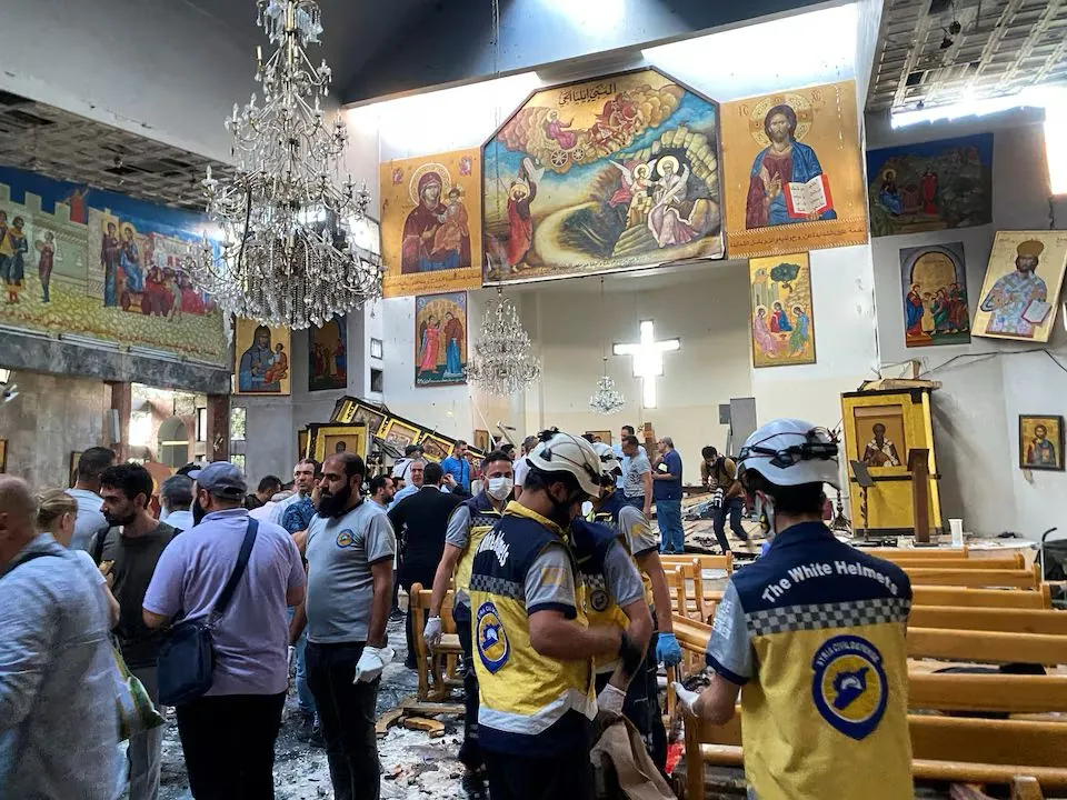 Syrie: Vingt tués, dizaines blessées dans l'attentat-suicide à l'église de Damas