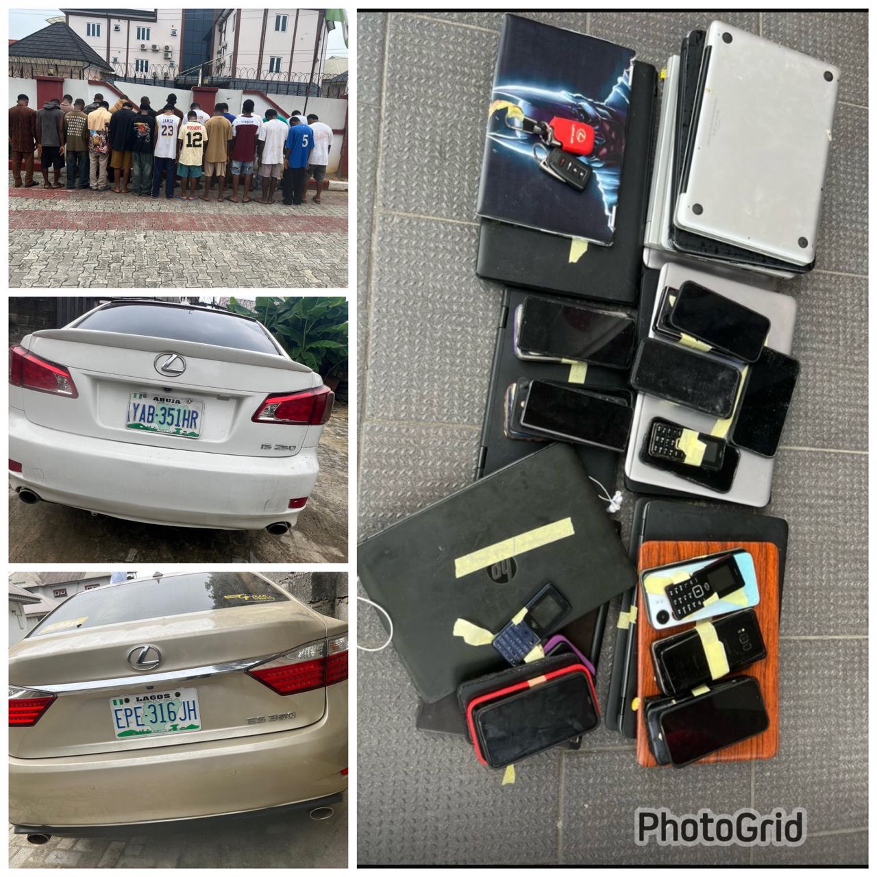 L'EFCC arrête 23 suspects à la Yahoo Academy à Abia
