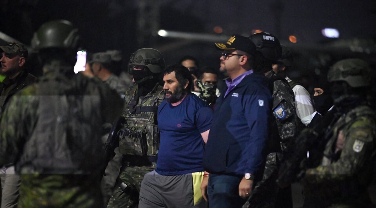 Le chef des gangs équatoriens «Fito» s'est extradé vers les États-Unis sur la drogue, les accusations d'armes à feu