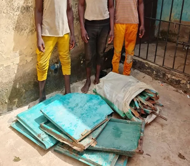 Three vandalism suspects in Gombe