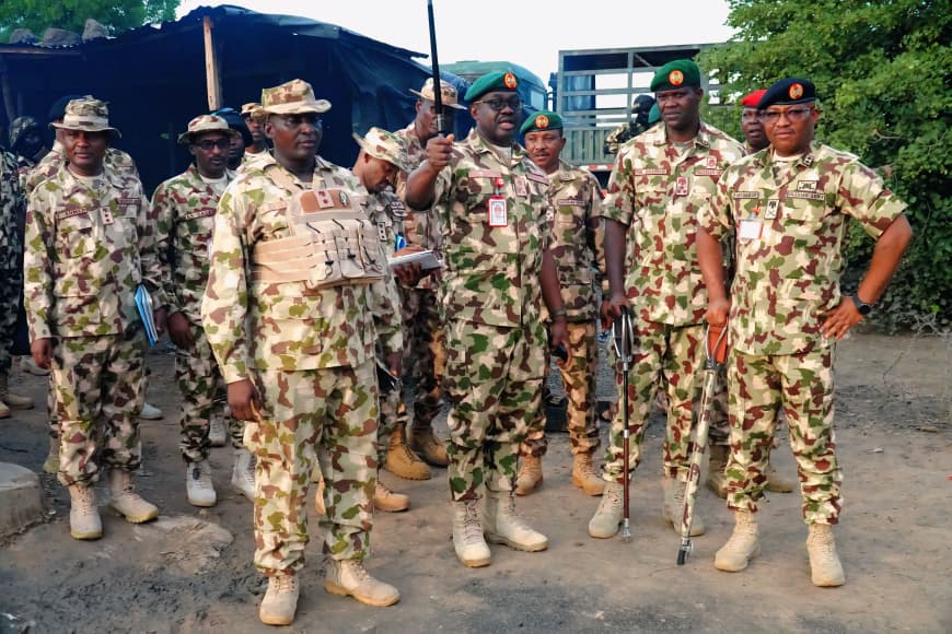 Le comité du DHQ visite Maiduguri pour une revue conjointe de la doctrine de la défense