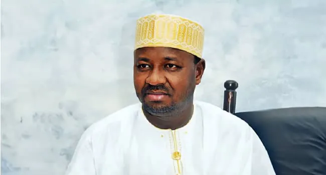 Northern politician Umar Ardo with a moody facial expression