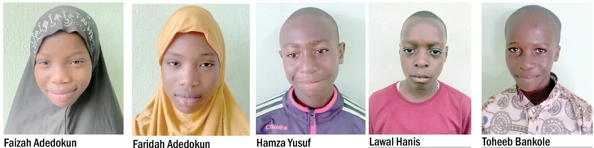 Some holidaying children in Ibadan What we wish and want