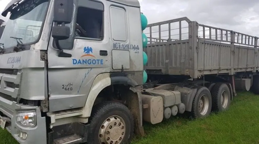 Dangote cement truck