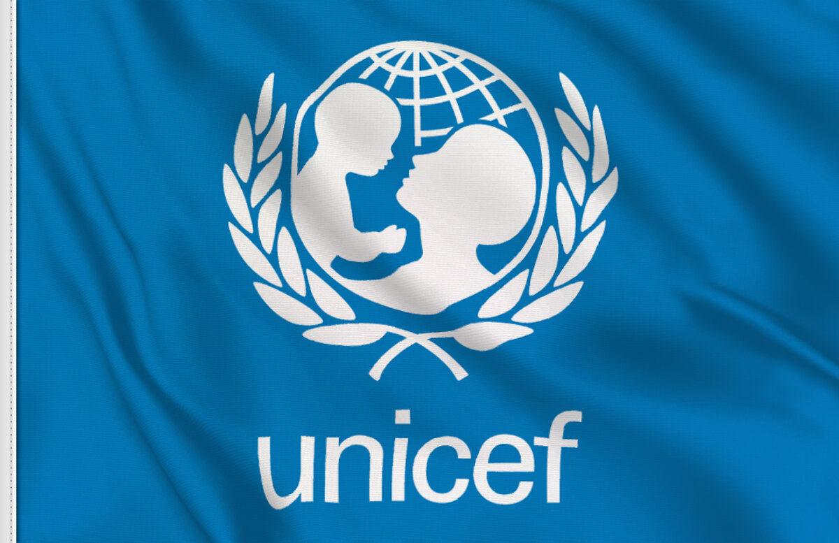 logo of UNICEF, to combat malnutrition logo of UNICEF, who announced cholera outbreak in Naija, Only one in three babies WHO COLLABORATED WTH ILO begin process of implementing EU-funded project in Benue