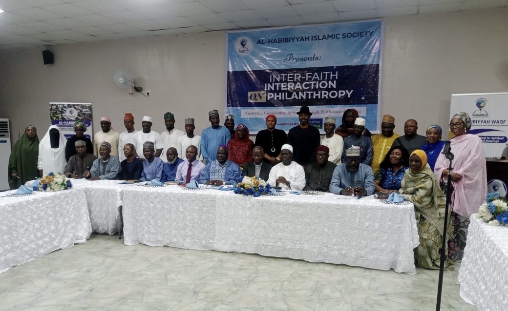 Faith leaders at the first Interfaith Interaction on Philanthropy organised by the Al Habibiyah Islamic Society (AIS)