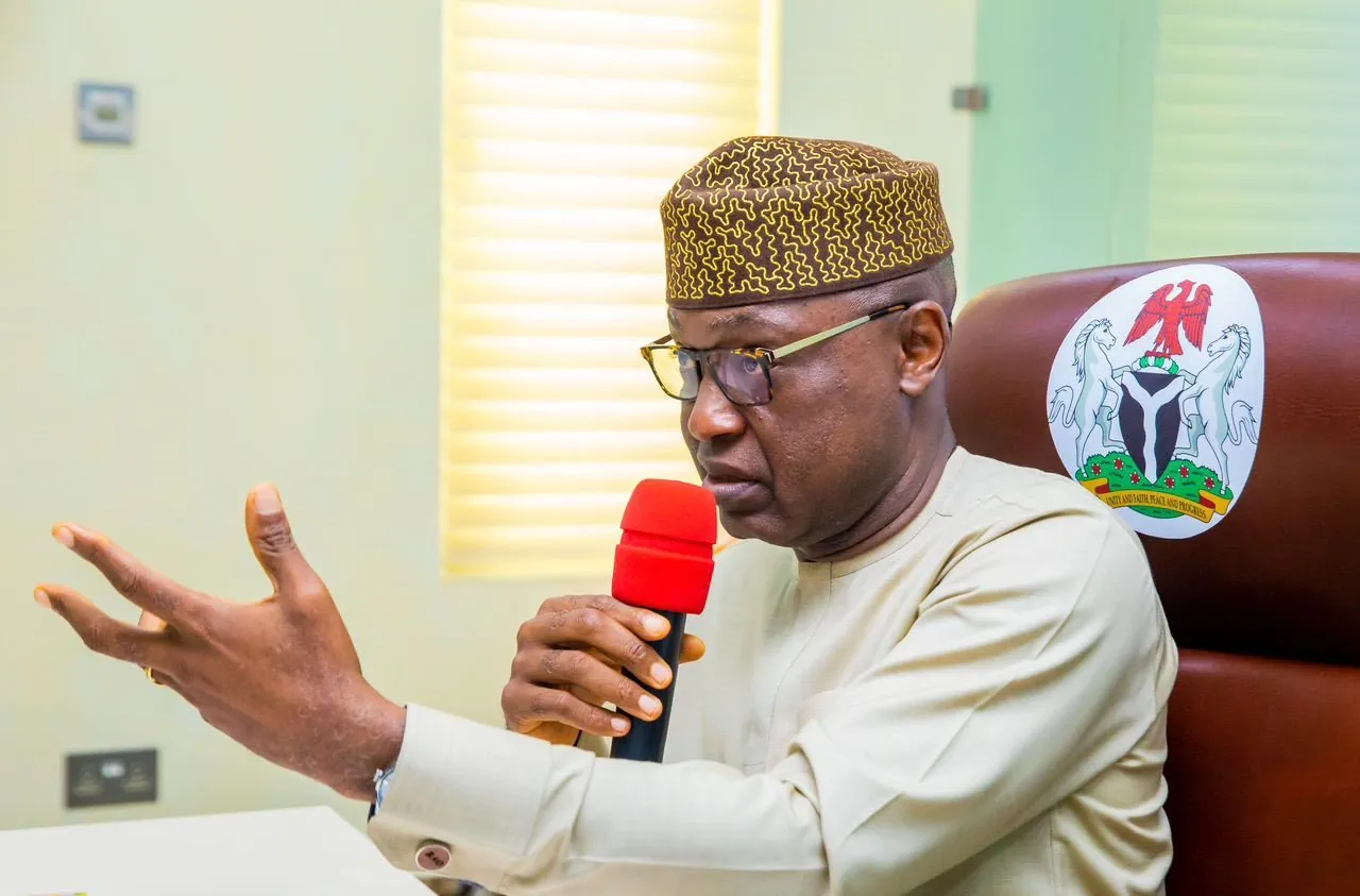 Governor Biodun Oyebanji of Ekiti speaking,