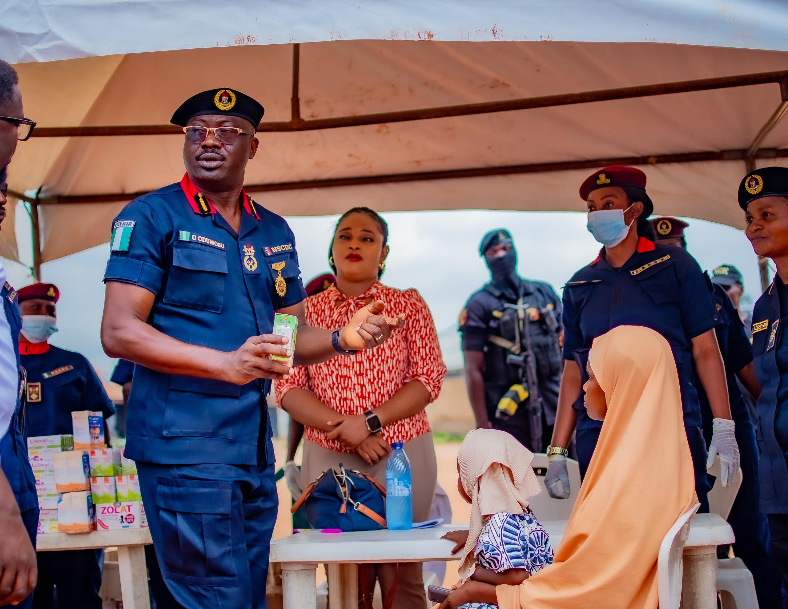 NSCDC, United Health Care fournit un médical gratuit pour la communauté Jahi