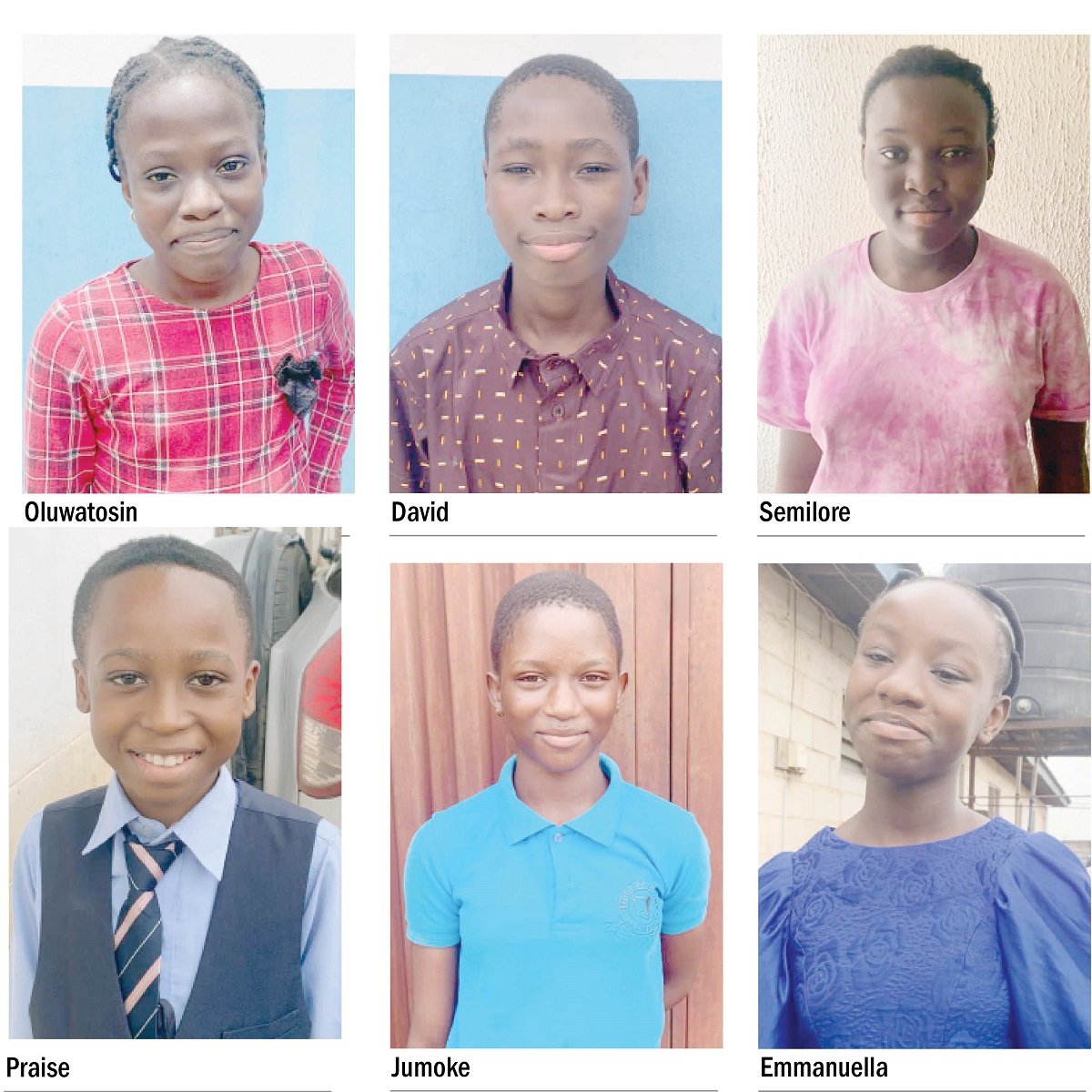 Smiling students child