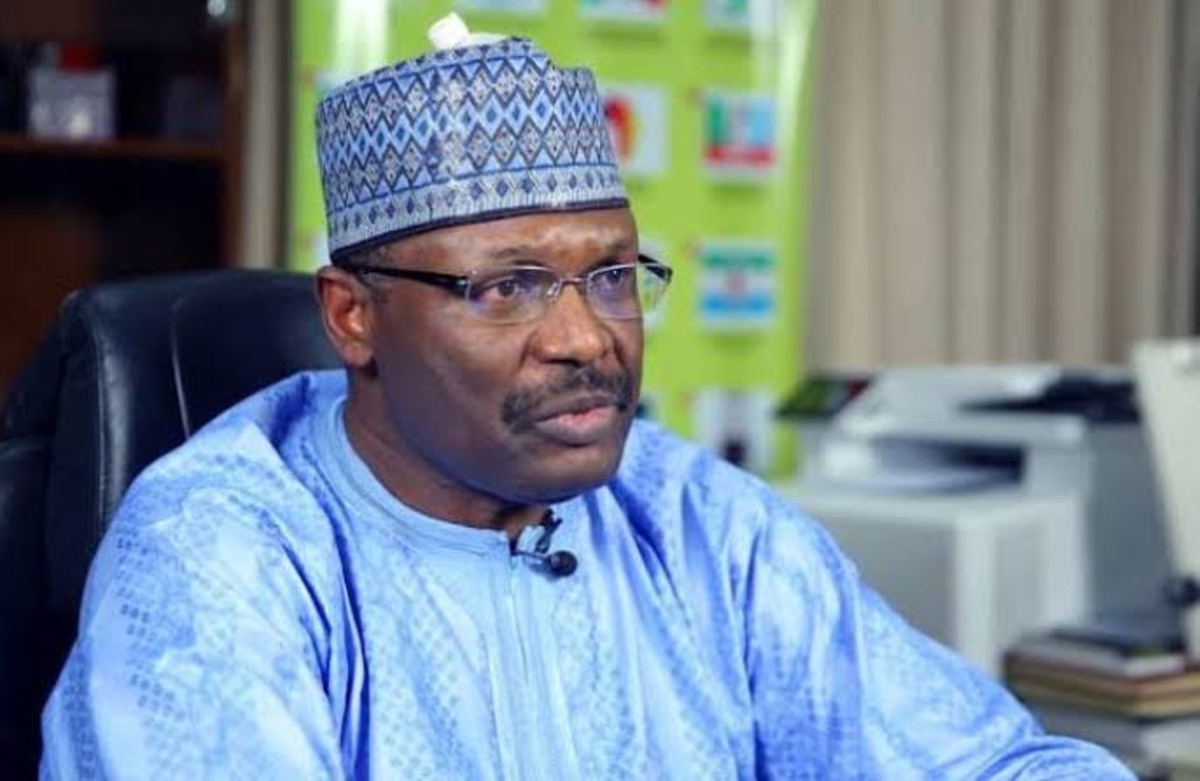 INEC chairman before 2027 elections image of INEC chairman, Professor Mahmood Yakubu associations seek