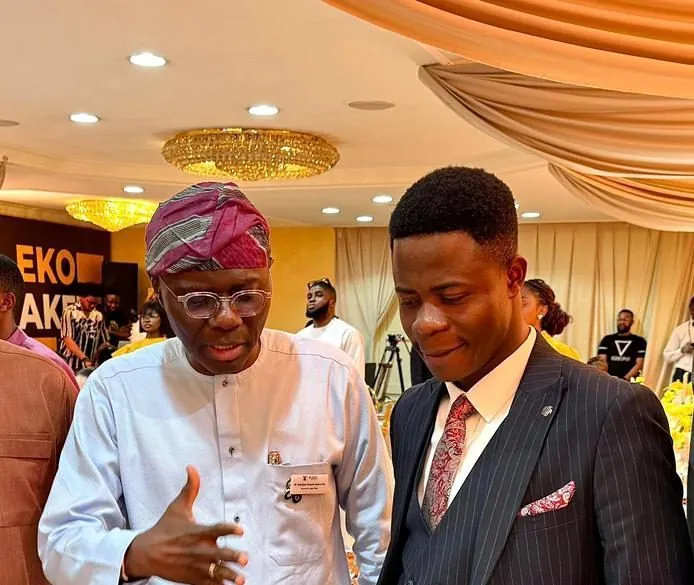 Lagos State Governor, Babajide Sanwo-Olu, who unblocked human rights lawyer, Festus Ogun