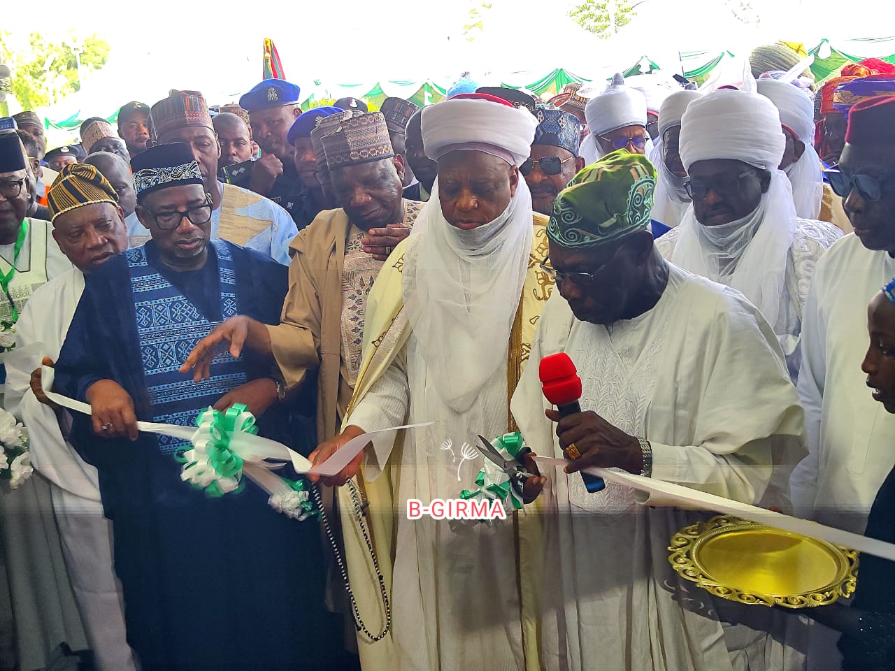 Obasanjo inaugurating Ahmadu Bello ICC centre