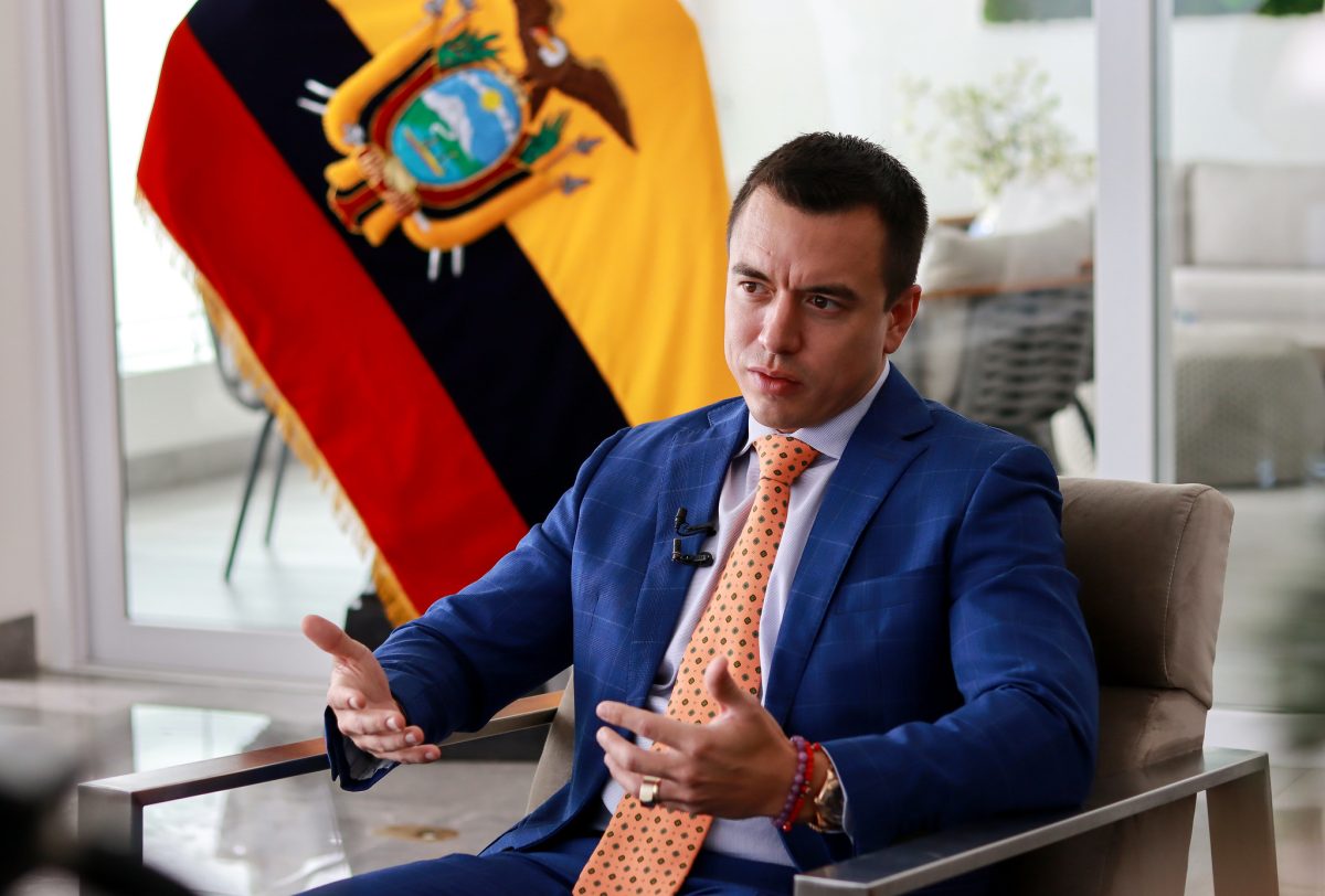 Ecuador’s President Daniel Noboa,