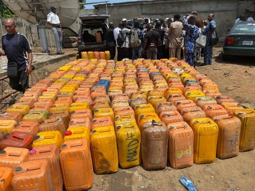 Customs impounds 21,810ltrs of PMS, tanker, bunkers