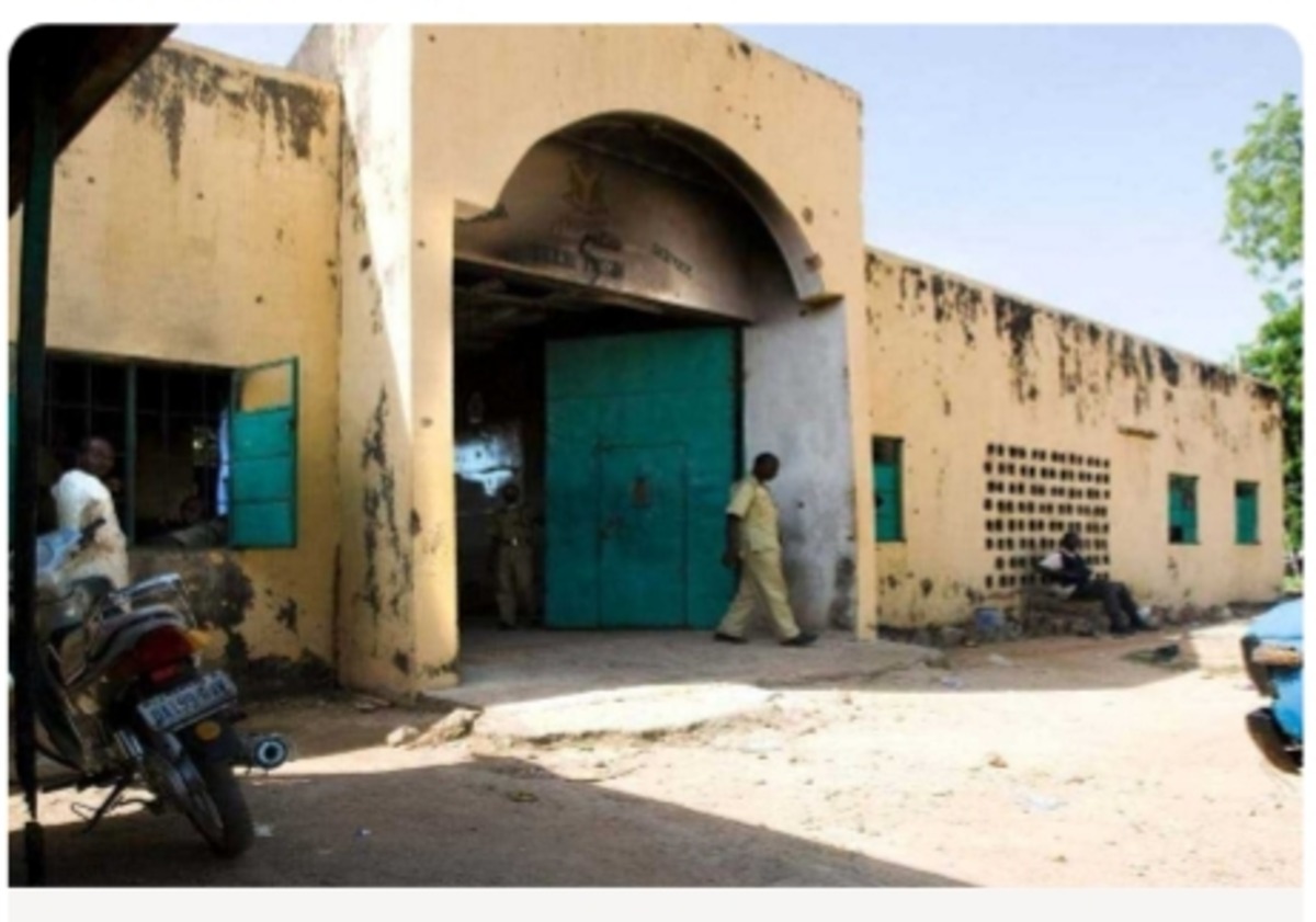 The entrance of the 100-year-old Kano prison