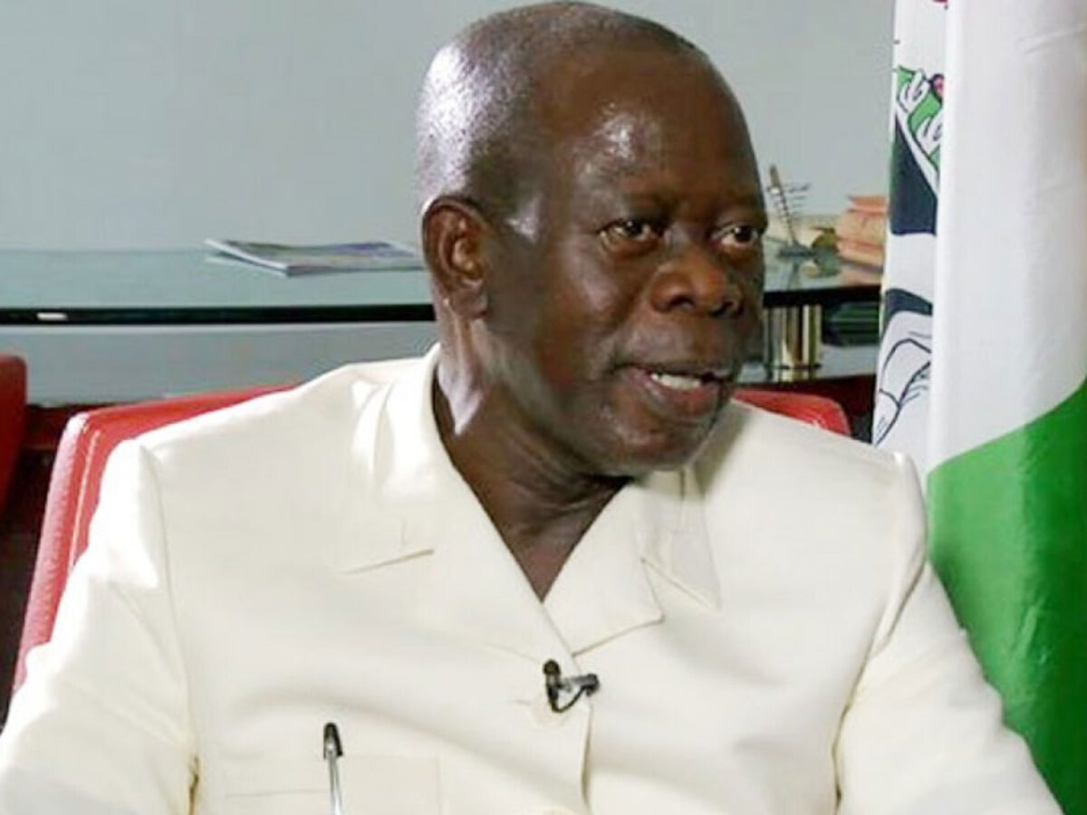 Former Labour leader and Edo North Senator, Comrade Adams Oshiomhole