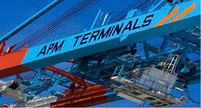 APM Terminals Healthcare Centre in Lagos APM Terminals Apapa prioritises safety, APM Terminals Apapa recycles discarded tyres, Maritime workers suspend strike, workers shutdown APM Terminals, Angry dockworkers shut down APM, increase efficiency through FBW, APM Terminals Apapa, APM Terminals Apapa commissions digitalised building, APM Terminals Apapa expands yard capacity to enhance Nigeria