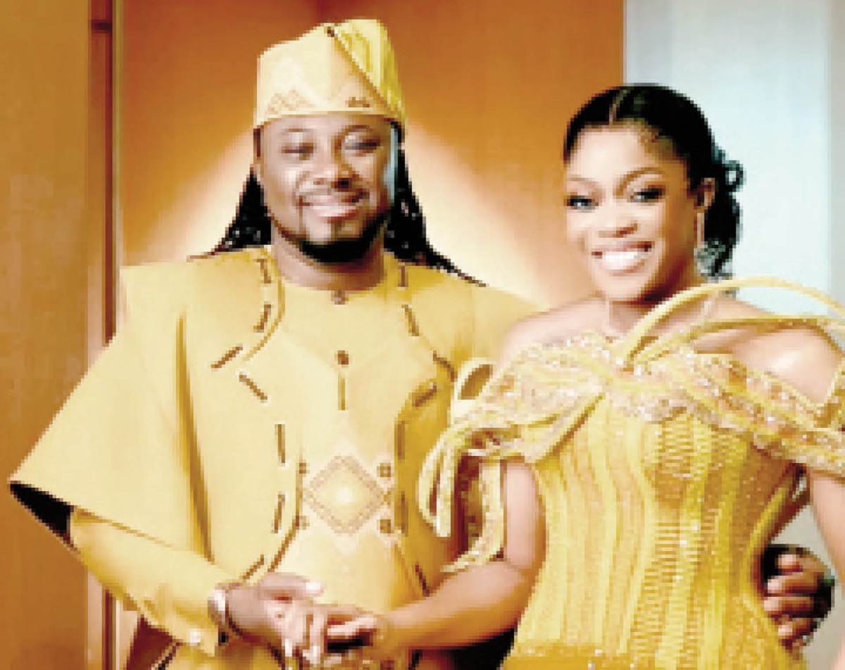 Nollywood actress, Eve Esin and Ghanaian husband, Solomon