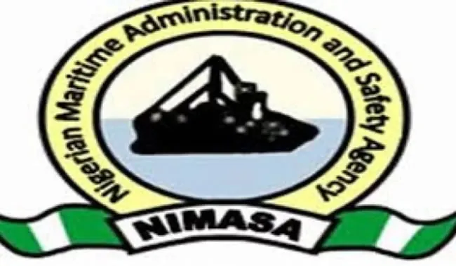 NIMASA logo Maritime labour e-platform NIMASA C4I center NIMASA, Despite maritime security investment, Nigeria still paying War Risk surcharge, NIMASA laments