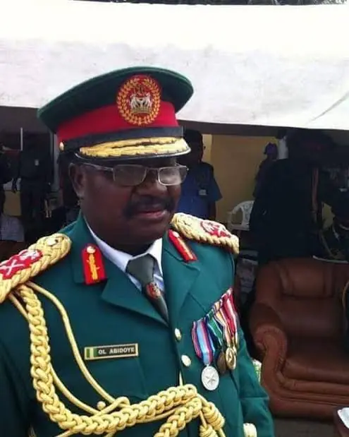 Ex-General Abidoye