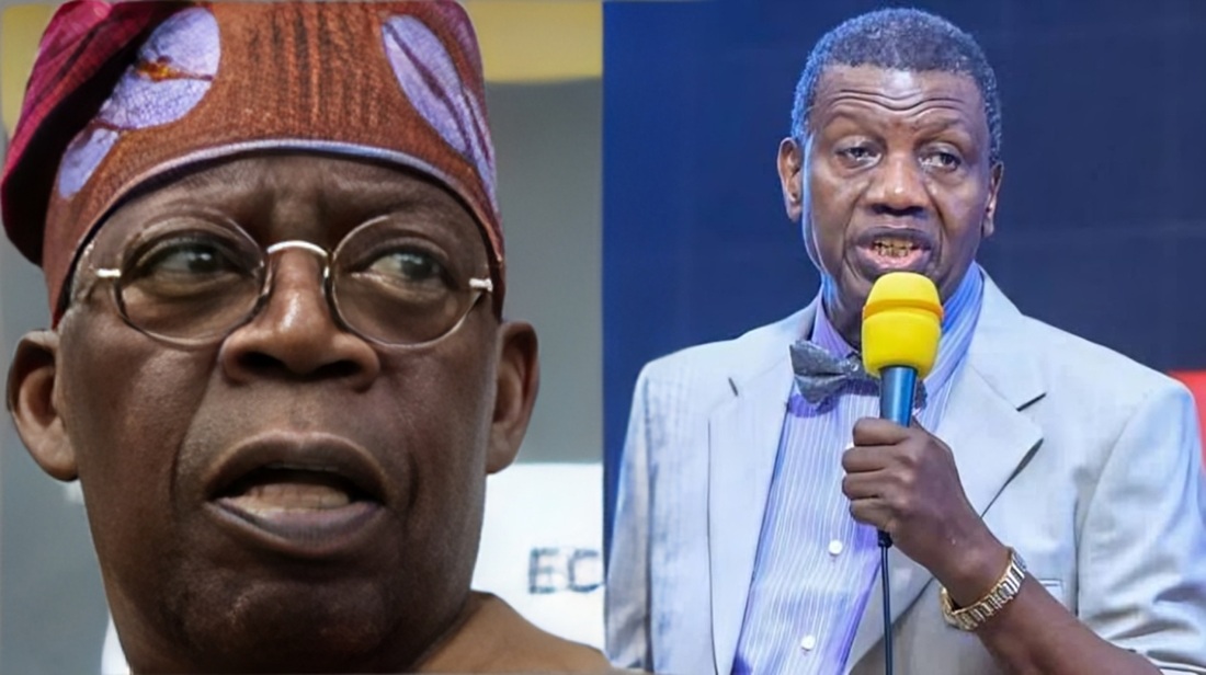 President Bola Tinubu and Pastor Enoch Adeboye