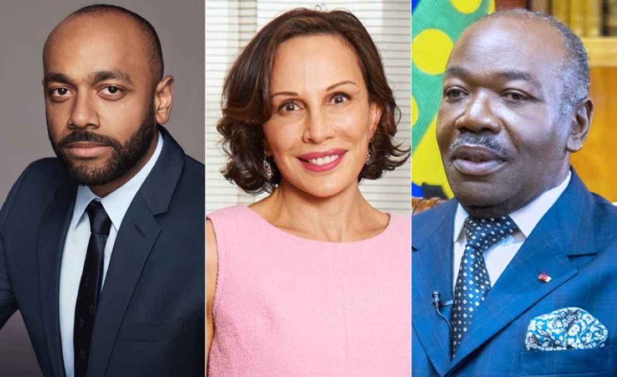 Ex Gabon president, wife and son