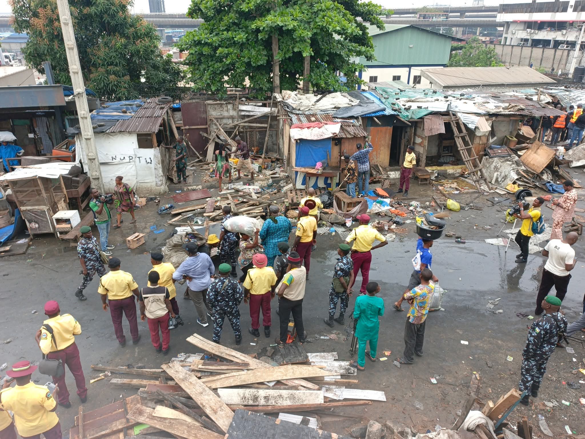Ebute Meta demolishion
