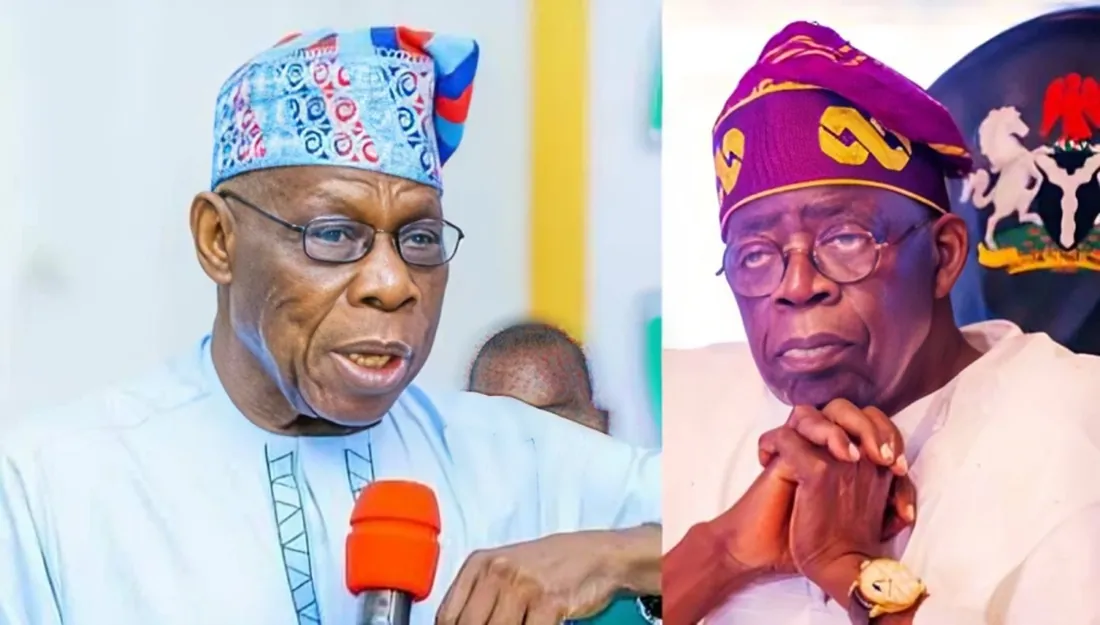 President Bola Ahmed Tinubu and former President Olusegun Obasanjo