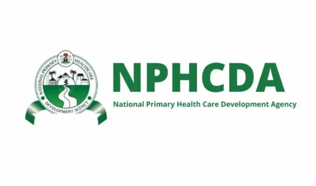 Logo of National Primary Health Care Development Agency (NPHCDA) who recently begins training for staff, NPHCDA logo, ED and PFMOs, NPHCDA tasks religious leaders, Cross River PHCDA charges healthcare workers to operate within limit