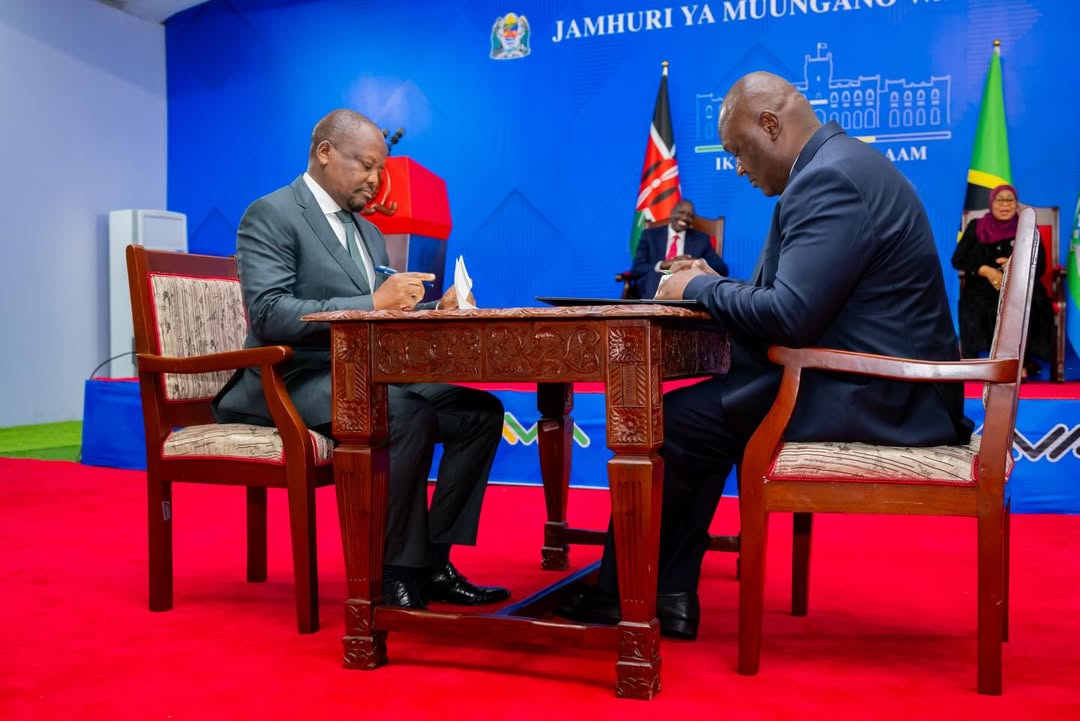Le Dr Samia et Ruto honorent la signature de huit protocoles d'accord pour élargir les relations bilatérales Tanzanie-Kenya