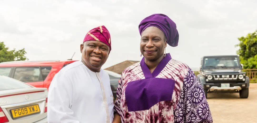 Senator Adeola Solomon and Iyabo Obasanjo